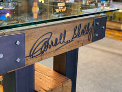 Industrial / "Pub" Height 42" / Carroll Shelby 289 Engine / Table Ford Shelby / Automotive / Pub Rail / Table #3501 Barrett Jackson
