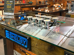 Industrial / "Pub" Height 42" / Carroll Shelby 289 Engine / Table Ford Shelby / Automotive / Pub Rail / Table #3501 Barrett Jackson