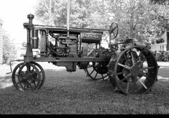Steampunk Industrial / Antique Farm Tractor "Hub"  farm wheel coffee table #2050 sold