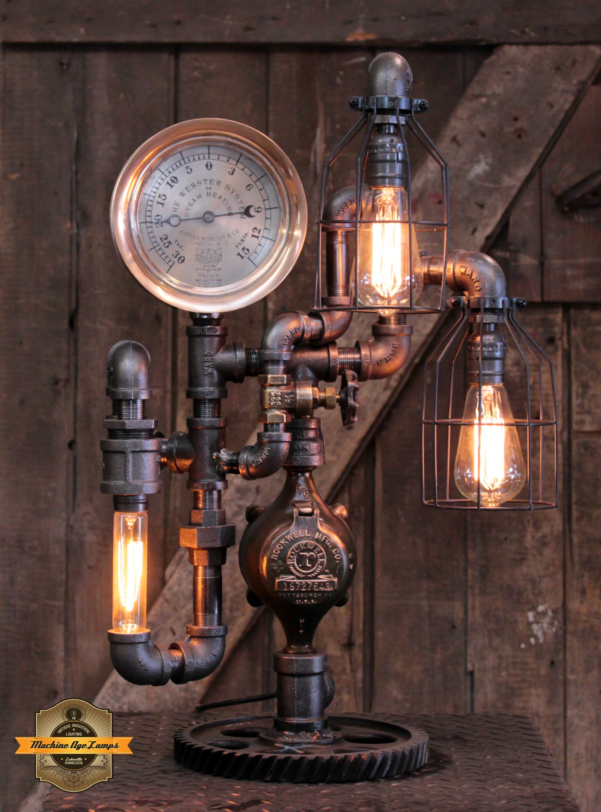 Lamp #4598 on table