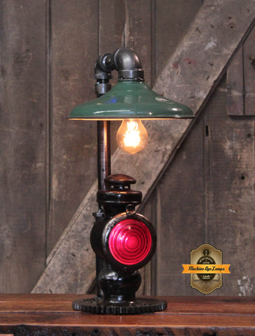 Steampunk Industrial / Antique Ford Model T Taillight / Automotive  / Lamp #4536