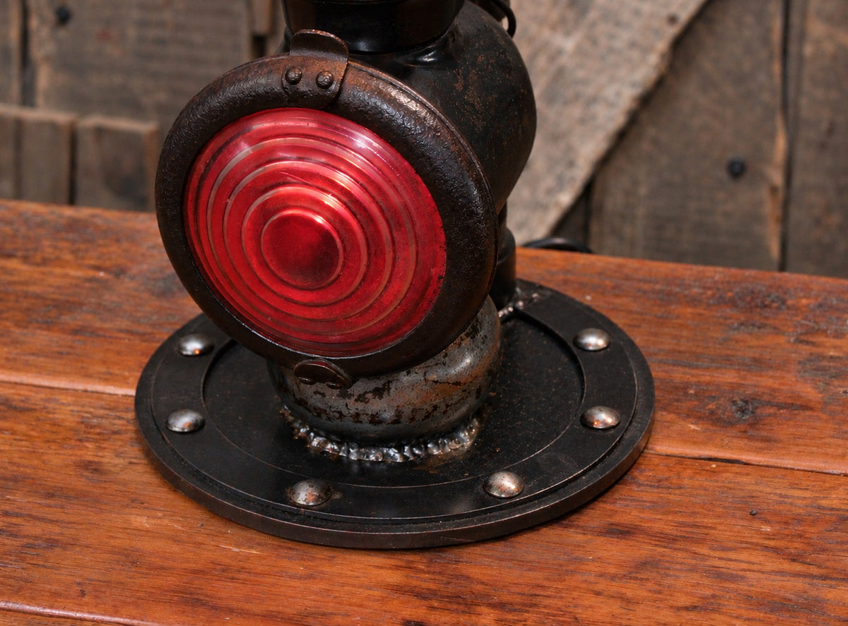 Steampunk Industrial / Antique Ford Model T Taillight / Automotive  / Lamp #4892