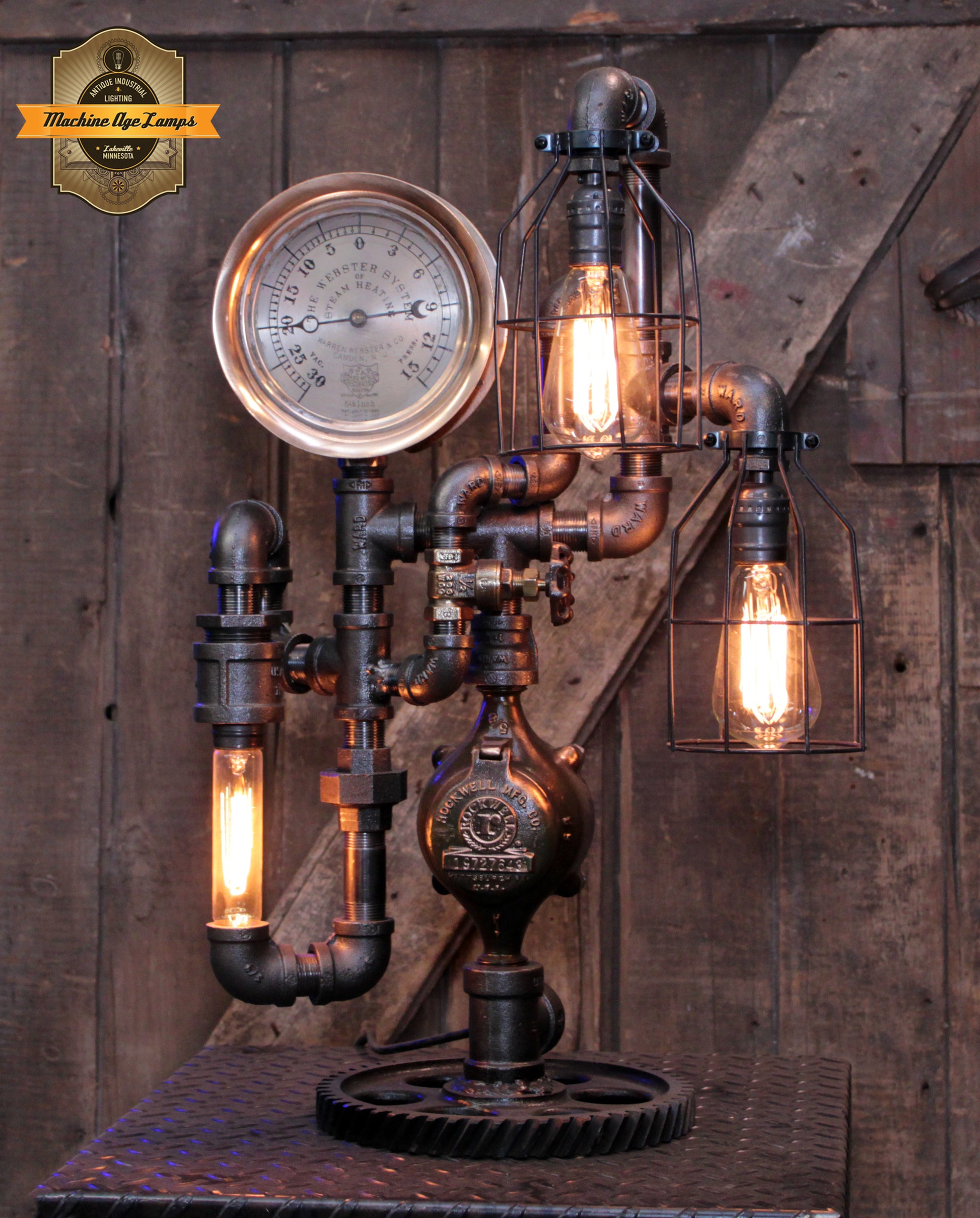 Lamp #4598 on table