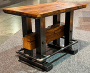 Steampunk Industrial Cabin Timber Bar