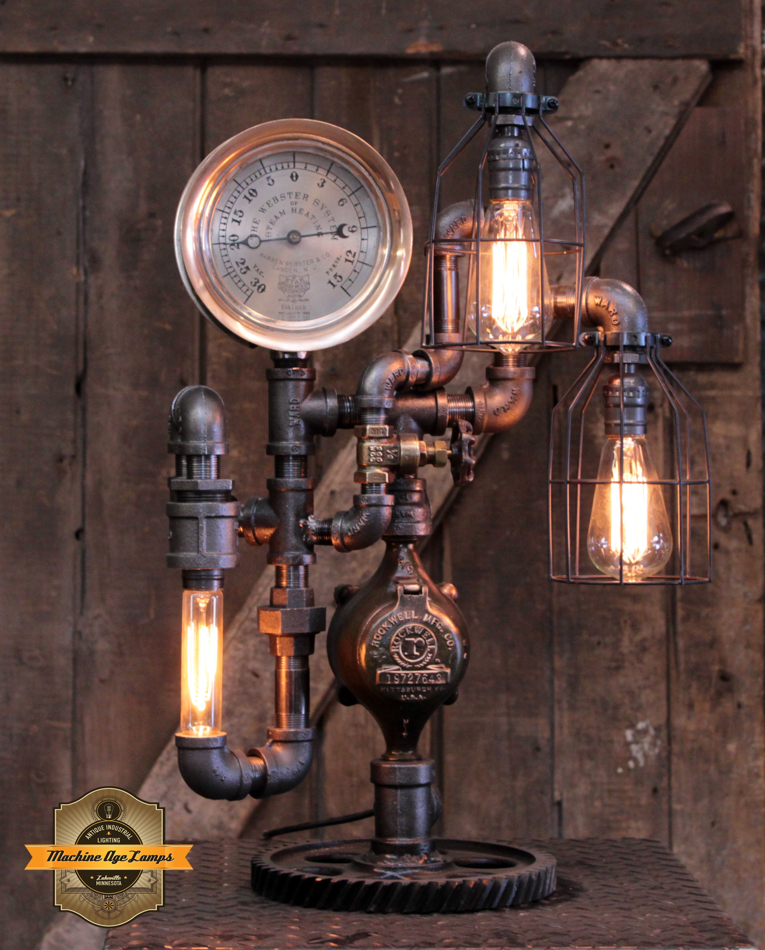 Lamp #4598 on table