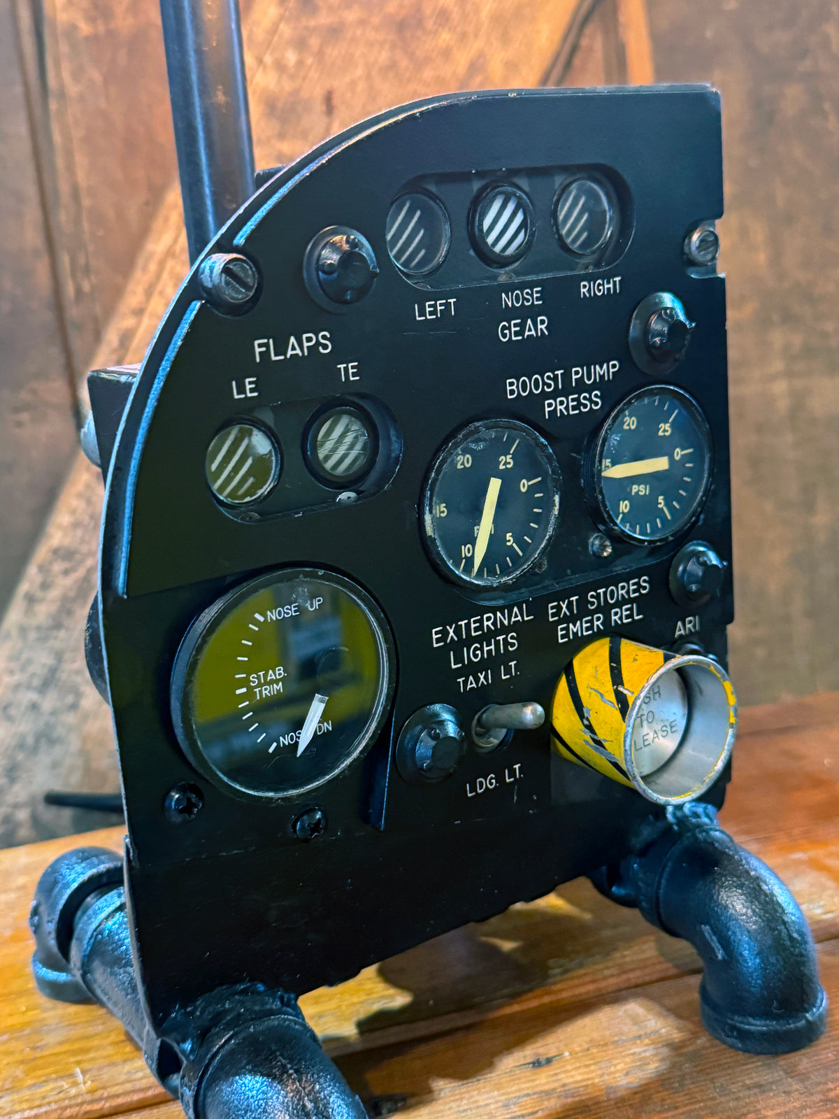 Military Instrument Panel Steampunk Aviation / Military / Instrument Panel Airplane / F-4 Phanto ...