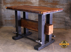 Steampunk Industrial / Bar / Hostess Stand / Table / Pub / Cabin Timber / #4360