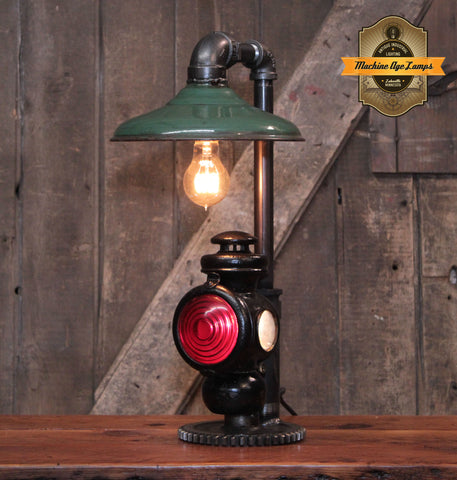 Steampunk Industrial / Antique Ford Model T Taillight / Automotive  / Lamp #4697