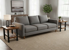 Steampunk Industrial / Classic 2" tube Frame Table / Barnwood Top / Table #5001