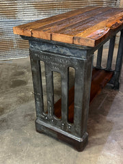 Steampunk / Industrial / Table / Barnwood / Desk / Table #4114 sold