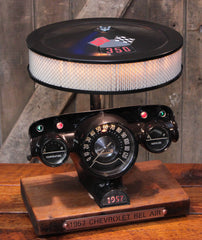 Steampunk Industrial / Antique 1957 Chevy Bel Air Dash / Hot rod / Automotive / Lamp #4437