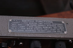 Steampunk Industrial / Aviation / Airplane Instrument Panel / Bendix Radio Compas / Lamp #4724