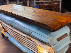 Steampunk Industrial / 1967 Ford 250  / Bar / Barn Wood Top / Automotive / Table