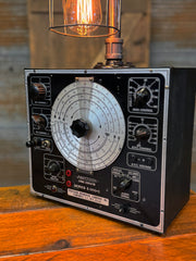 Steampunk Industrial Lamp / Antique Signal Generator E-200-C / Electrical / Meter / Gear / Lamp #4271 sold