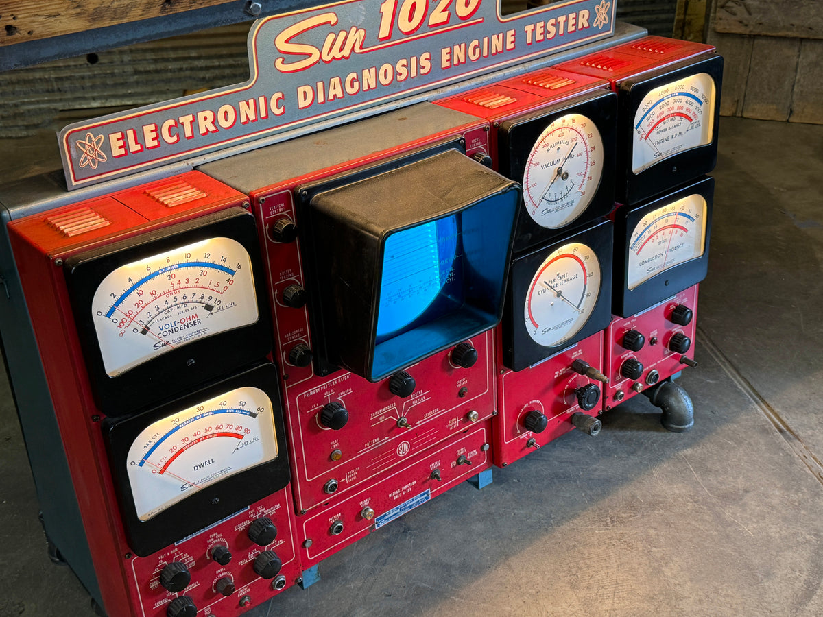 Sun Modular Engine Analyzer Steampunk Industrial / Antique Sun Engine Analyzer 1020 / Automotive ...