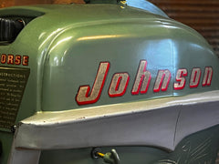 Steampunk Industrial / Antique Johnson Boat Motor / Nautical / Marine / Cabin / Lamp #4232
