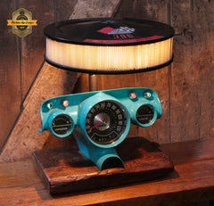 Steampunk Industrial / Antique 1957 Chevy Bel Air Dash / Hot rod / Automotive / Lamp #4411