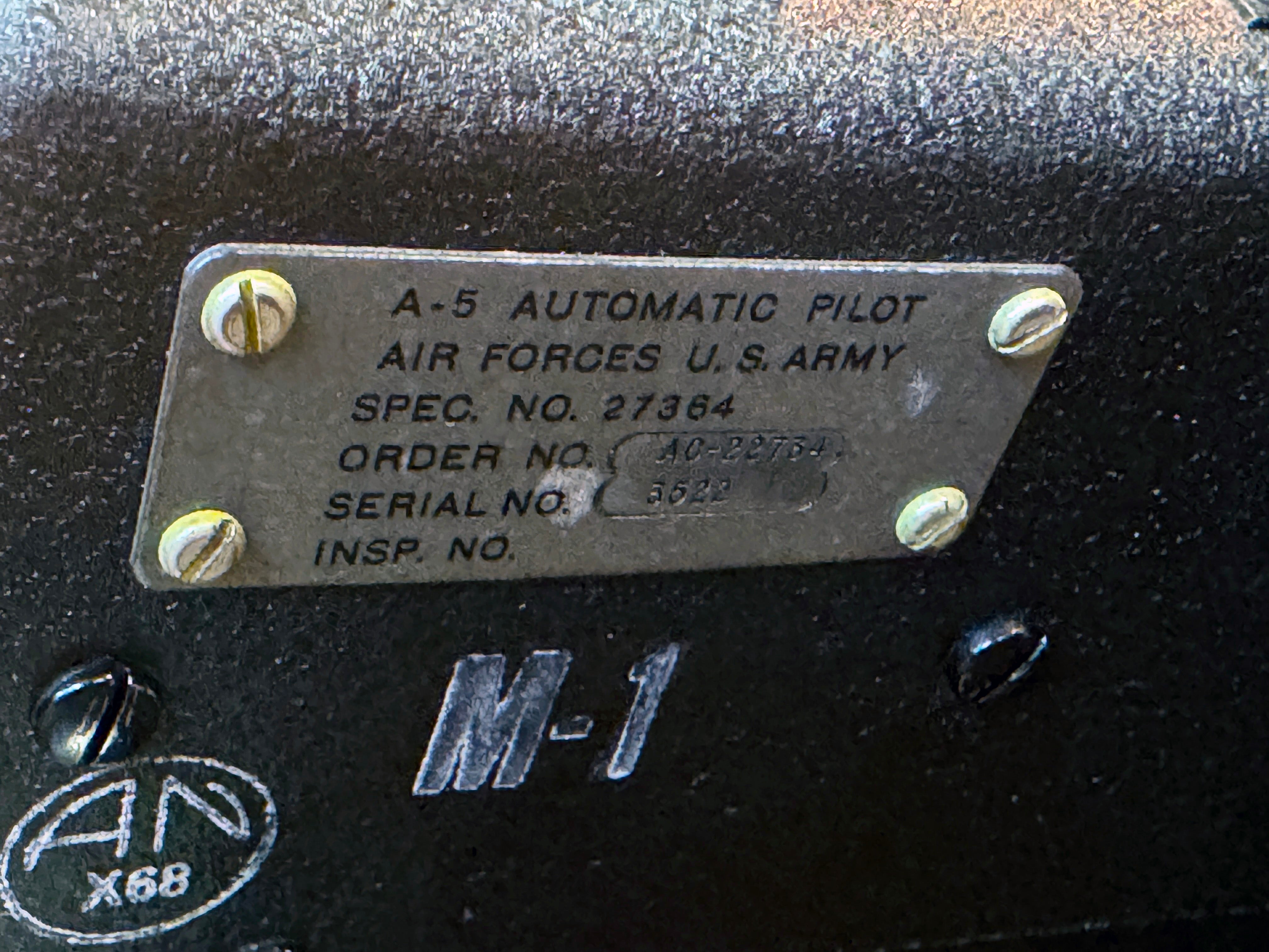 Steampunk c1940 US Army Air Force B-17 Bomber Autopilot Box, Aviation, Military #4366