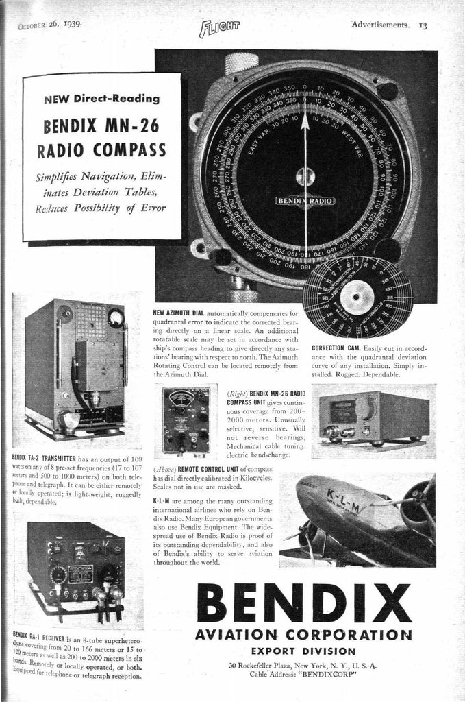 Steampunk Industrial / Aviation / Airplane Instrument Panel / Bendix Radio Compas / Lamp #4724