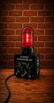 Industrial / WW2 / Aviation / Airplane / Bomb Armament Control Panel Lamp.