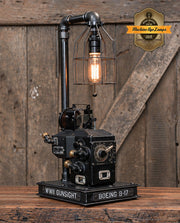 Industrial / WW2 / Aviation / Airplane / Boeing B-17 Bomber Gunsight  / U.S. Military Aircraft Lamp #4894
