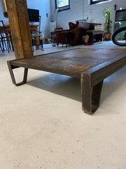 Steampunk Industrial Side Table / Hallway / Sofa /  - Table