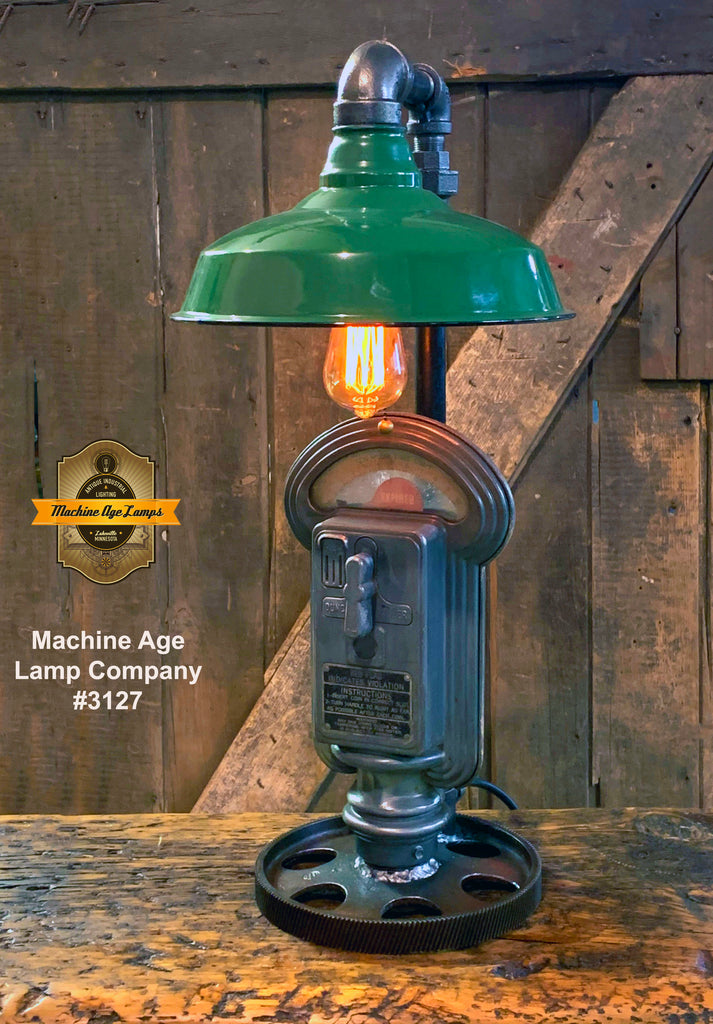 Steampunk Industrial / Duncan Parking Meter / Shade / Automotive / Lamp #3127 sold