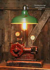 Steampunk, Industrial, Antique Farm Well Pump Lamp #736 - Sold