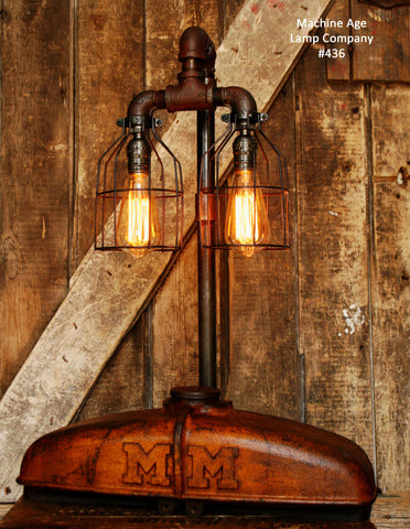 Industrial Lamp, Antique Minneapolis Moline Farm Tractor - #436