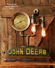 Steampunk Industrial, John Deere Model D Radiator Top, Steam Gauge #772