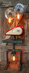 Steampunk Industrial Lamp, Harley Davidson Motorcycle Gas Tank #385 - SOLD