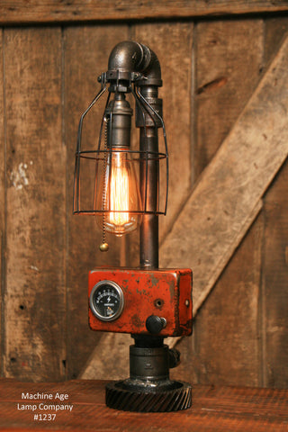 Steampunk Industrial Lamp / Tractor / Farm / Allis Chalmers / #1237
