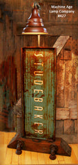 Steampunk, Industrial Lamp/Light,  Antique Studebaker Tail Gate, Steam #427