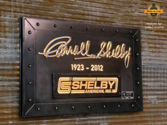 Steampunk Industrial / Carroll Shelby / Wall Sconce Art / Automotive / #3726