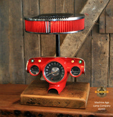 Steampunk Industrial / Antique 1957 Chevy Bel Air Dash / Automotive  / Edelbrock / Hot rod / Lamp #2493 sold