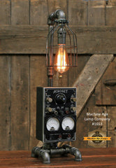 Steampunk Industrial / Electrical Test Meter / Acroset / New York / Lamp #1653 sold