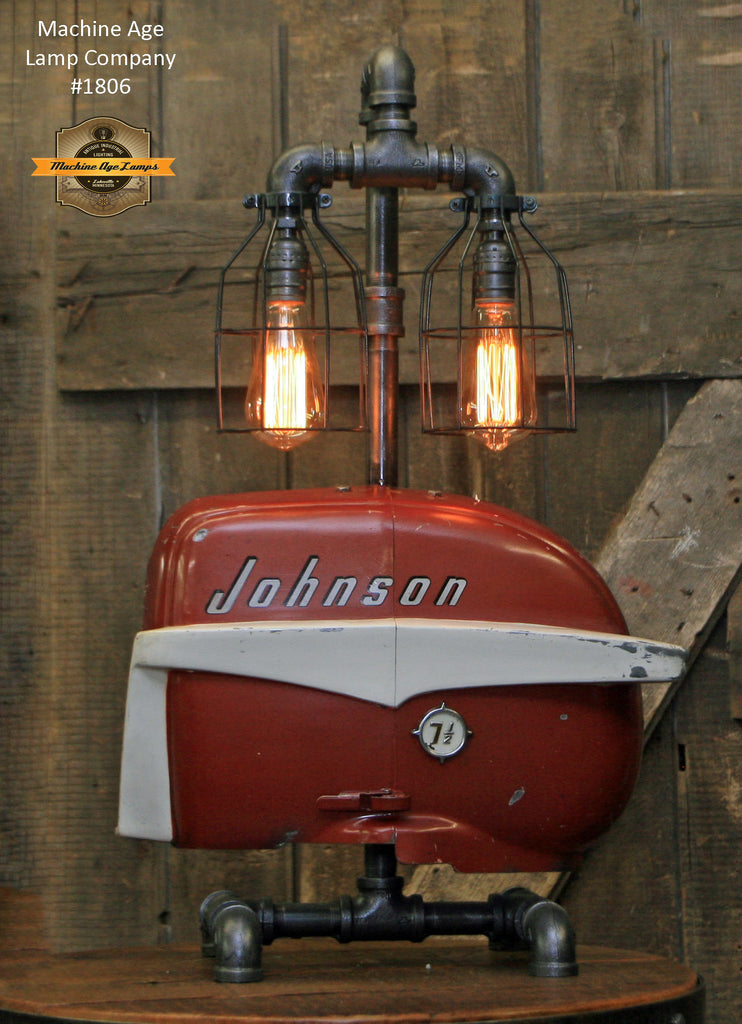 Steampunk Industrial / Boat Motor / Nautical / Marine / Cabin / Lamp #1806 sold