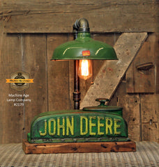 Steampunk Industrial / Antique John Deere "A" Farm Tractor Radiator / Lamp / #2179