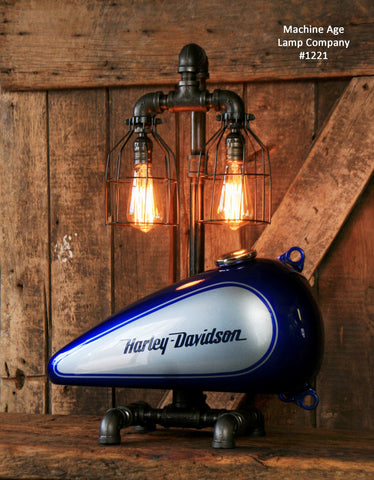 Steampunk Industrial Lamp,Motorcycle Gas Tank #1221 sold