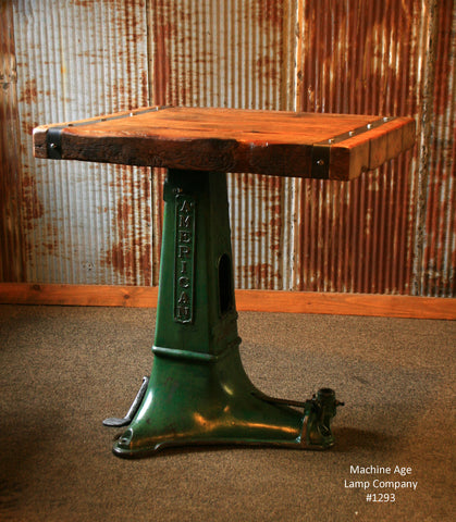 Steampunk Industrial Table / Pub / Stand / Console / Coffee / #1293 - SOLD