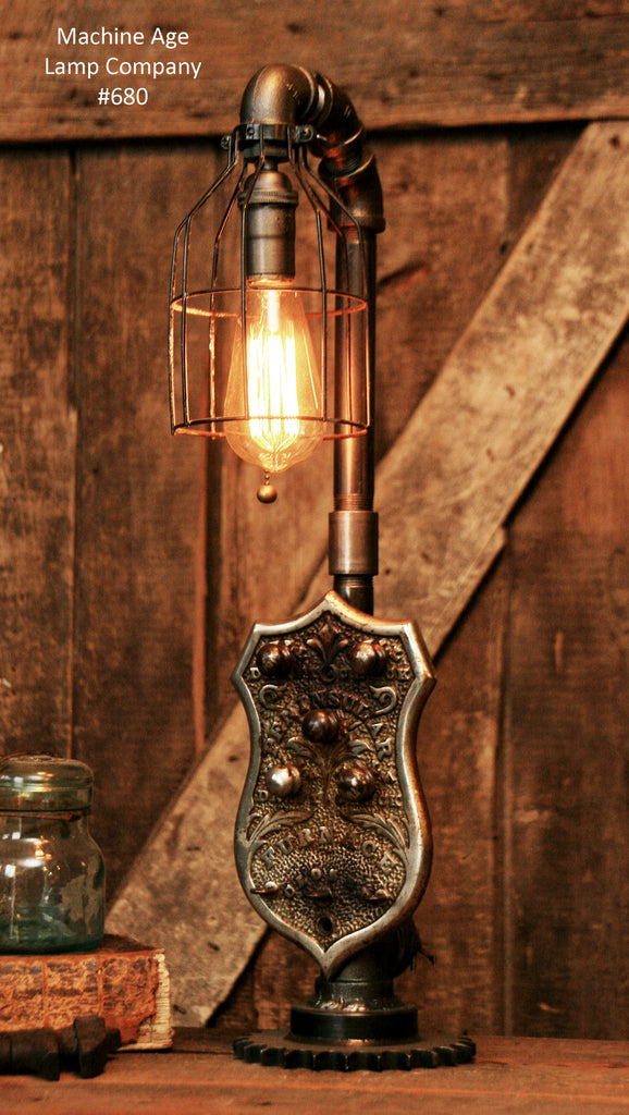 Steampunk Antique, Peninsular Stove Company, Light Lamp #680 - SOLD