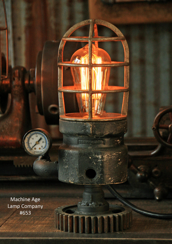 Steampunk Industrial Lamp, Lighthouse Explosion Proof Light #653 -sold