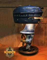 Steampunk Industrial / Boat Motor / Chris Craft / Nautical / Marine / Cabin /  Lamp #4094 sold
