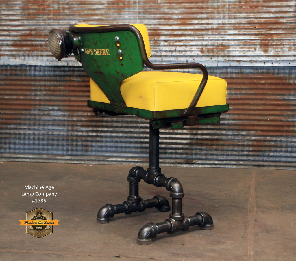 State Farm Chair Steampunk Industrial Antique John Deere Tractor farm Chair Chairs Bar