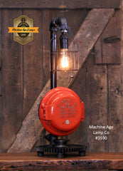 Steampunk Industrial / Fire Alarm Call Box Switch / Gear Base / Fireman / #3590 sold