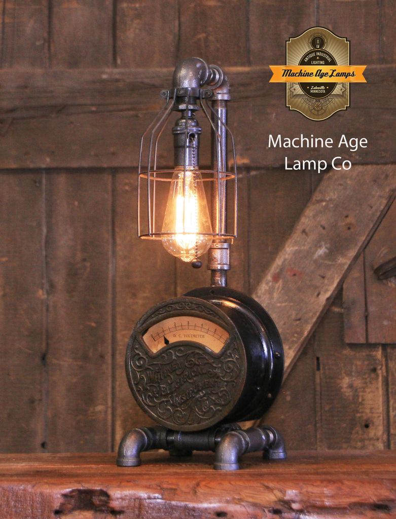 Steampunk Industrial / Electrical Meter / Gauge / Whitney / #3912