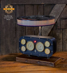 Steampunk Industrial / Antique Vintage Gauges / Automotive  / Rat  Hot rod / Lamp #3232