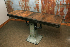 Steampunk Industrial Table, Console, Coffee, Pub , #1295 - SOLD
