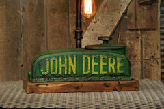 Steampunk Industrial / Antique John Deere "A" Farm Tractor Radiator / Lamp / #2179