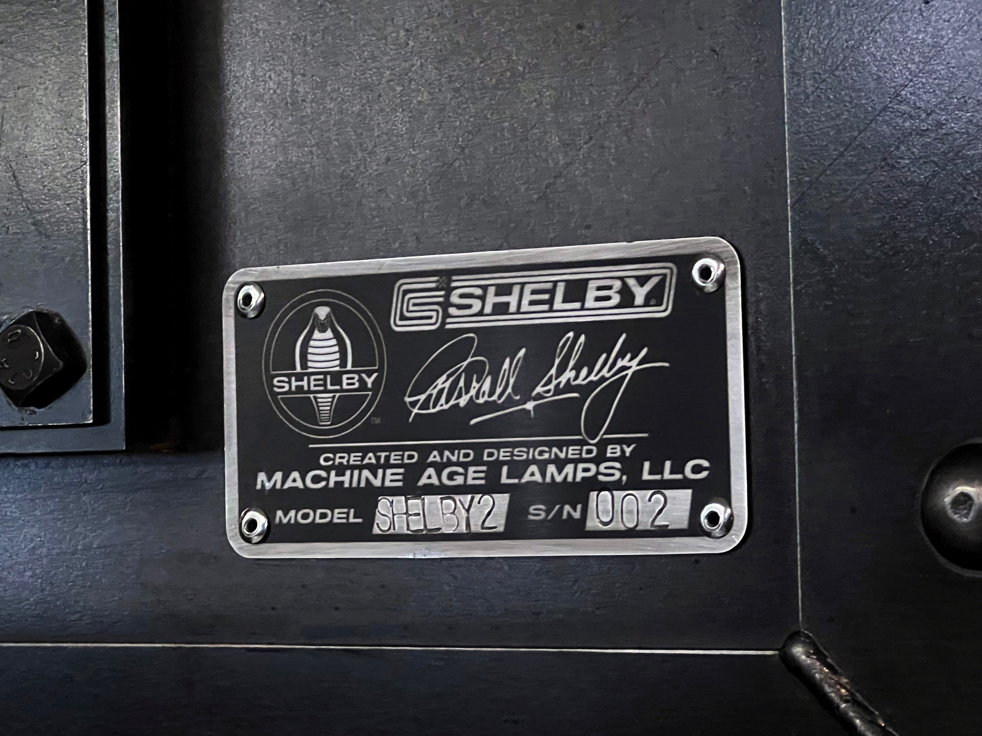 Steampunk Industrial / Carroll Shelby / Wall Sconce Art / Automotive / #3726